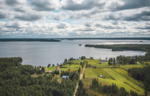 Pohjaslahti Piittisjärvi Ranua ilmakuva